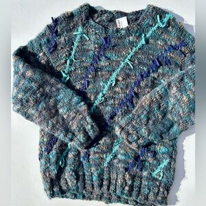 Vintage hand knit granny sweater